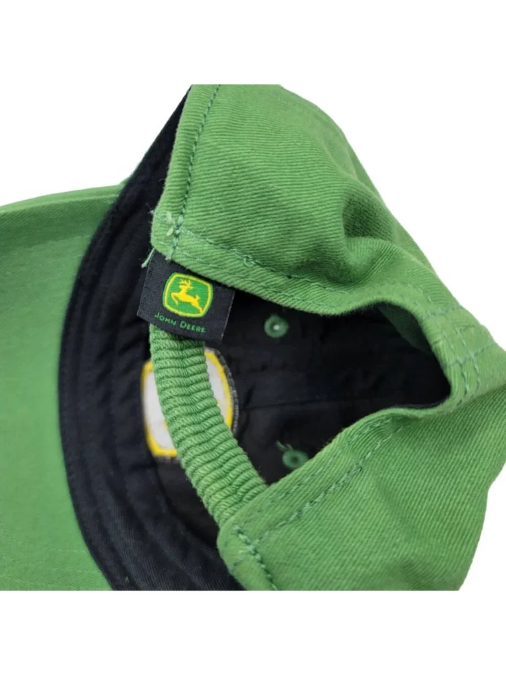 John Deere Toddler Logo Baseball Cap One Size Green Embroidered Adj Official Hat